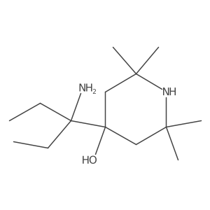 4-(3-Aminopentan-3-yl)-2,2,6,6-tetramethylpiperidin-4-ol Structure