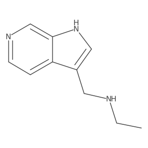 ethyl({1H-pyrrolo[2,3-c]pyridin-3-ylmethyl})amine结构式