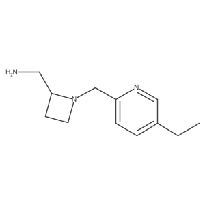 {1-[(5-Ethylpyridin-2-yl)methyl]azetidin-2-yl}methanamine结构式
