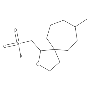 {8-Methyl-2-oxaspiro[4.6]undecan-1-yl}methanesulfonyl fluoride结构式