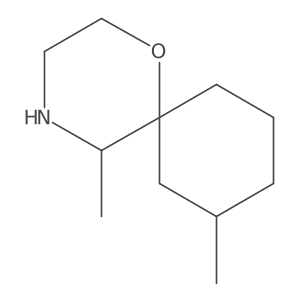 5,8-Dimethyl-1-oxa-4-azaspiro[5.5]undecane Structure