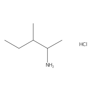 (2R,3S)-3-Methylpentan-2-amine hydrochloride Structure