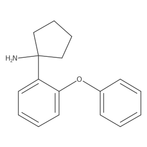 1-(2-Phenoxyphenyl)cyclopentan-1-amine Structure