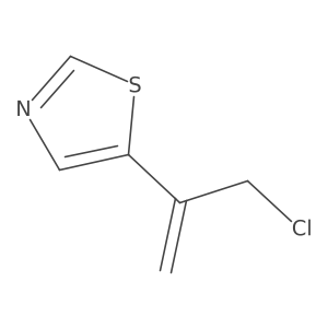5-(3-Chloroprop-1-en-2-yl)-1,3-thiazole结构式