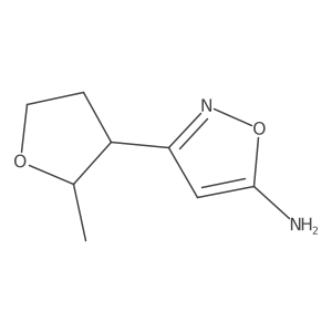 3-(2-Methyloxolan-3-yl)-1,2-oxazol-5-amine Structure