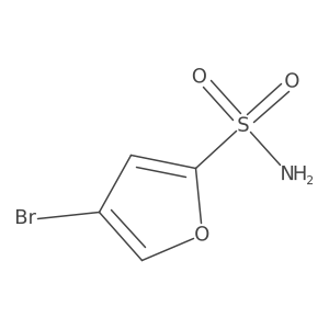 4-Bromofuran-2-sulfonamide Structure