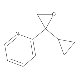 2-(2-Cyclopropyloxiran-2-yl)pyridine结构式