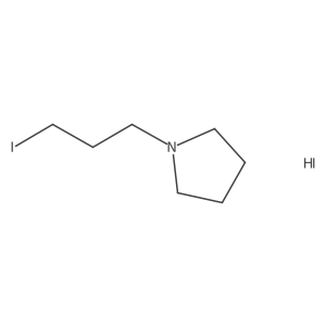 1-(3-Iodopropyl)pyrrolidine hydroiodide结构式