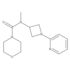 N-methyl-N-[1-(pyridin-2-yl)azetidin-3-yl]morpholine-4-carboxamide Structure