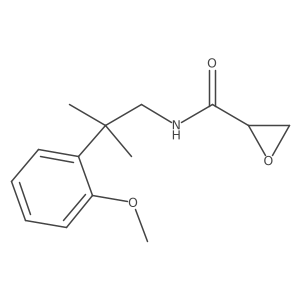 N-[2-(2-Methoxyphenyl)-2-methylpropyl]oxirane-2-carboxamide Structure