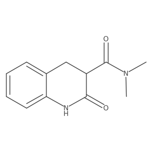N,N-Dimethyl-2-oxo-1,2,3,4-tetrahydro-3-quinolinecarboxamide结构式
