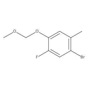 1-Bromo-5-fluoro-4-(methoxymethoxy)-2-methylbenzene Structure