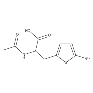 (I+/-R)-I+/--(Acetylamino)-5-bromo-2-thiophenepropanoic acid结构式