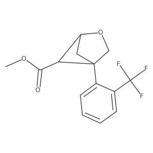 Methyl 4-[2-(trifluoromethyl)phenyl]-2-oxabicyclo[2.1.1]hexane-5-carboxylate Structure