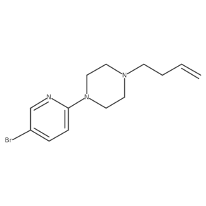 1-(5-Bromopyridin-2-yl)-4-(but-3-en-1-yl)piperazine Structure