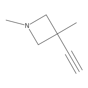 Azetidine, 3-ethynyl-1,3-dimethyl- Structure