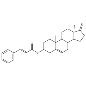 (Z)-10,13-dimethyl-17-oxo-2,3,4,7,8,9,10,11,12,13,14,15,16,17-tetradecahydro-1H-cyclopenta[a]phenanthren-3-yl 3-phenylacrylate结构式