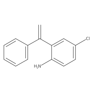 Benzenamine,4-chloro-2-(1-phenylethenyl)- Structure