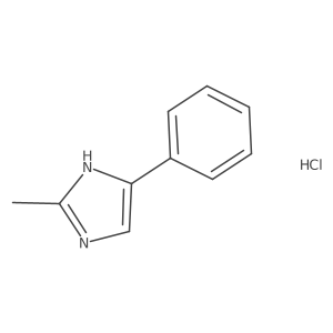 2-Methyl-4-phenyl-1H-imidazole hydrochloride结构式