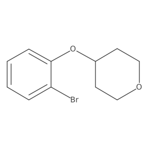 4-(2-bromophenoxy)tetrahydro-2H-Pyran结构式