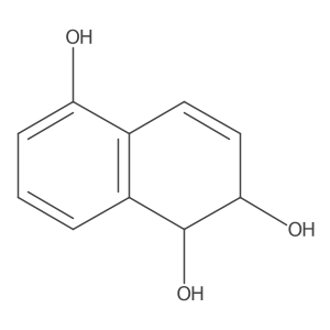 5,6-Dihydro-5,6-dihydroxynaphthol Structure