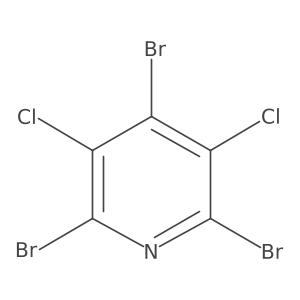 3,5-Dichloro-2,4,6-tribromopyridine结构式