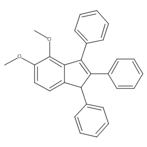 4,5-Dimethoxy-1,2,3-triphenyl-1H-indene结构式