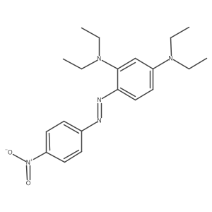 1,3-Benzenediamine, N1,N1,N3,N3-tetraethyl-4-[2-(4-nitrophenyl)diazenyl]- Structure