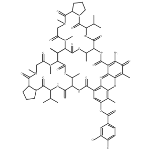 7-((3,4-Dichlorobenzoyl)oxy)actinomycin D Structure