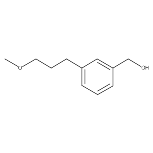 [3-(3-Methoxypropyl)phenyl]methanol Structure