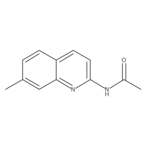 N-(7-methylquinolin-2-yl)acetamide结构式