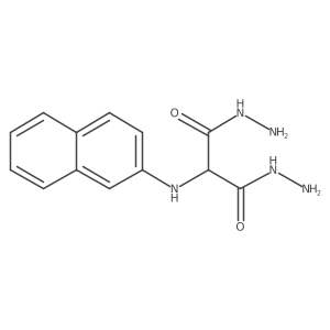 2-(Naphthalen-2-ylamino)malonohydrazide Structure