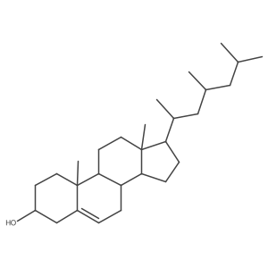 23-Methyl-22-dehydrocholesterol Structure