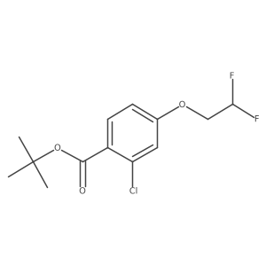 Tert-butyl 2-chloro-4-(2,2-difluoroethoxy)benzoate Structure