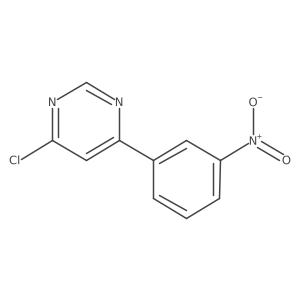 4-Chloro-6-(3-nitrophenyl)-pyrimidine Structure