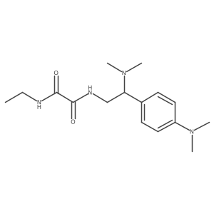 N1-(2-(dimethylamino)-2-(4-(dimethylamino)phenyl)ethyl)-N2-ethyloxalamide结构式