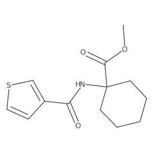 Methyl 1-(thiophene-3-carboxamido)cyclohexane-1-carboxylate Structure