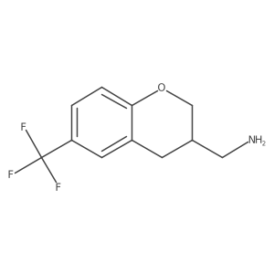 (6-(Trifluoromethyl)chroman-3-YL)methanamine结构式