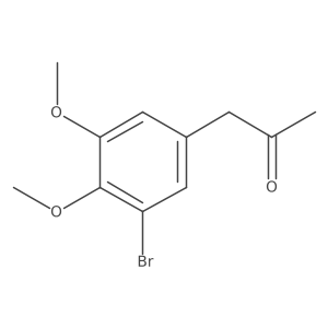 (3-Bromo-4,5-dimethoxyphenyl)acetone结构式