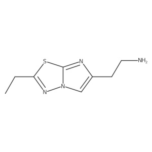 2-(2-Ethylimidazo[2,1-b][1,3,4]thiadiazol-6-yl)ethanamine结构式