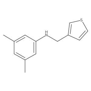 3,5-dimethyl-N-(thiophen-3-ylmethyl)aniline Structure