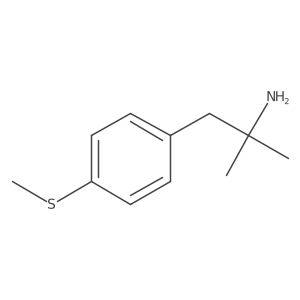 2-Methyl-1-(4-methylsulfanylphenyl)propan-2-amine结构式