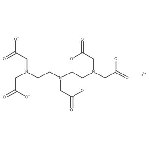 2-[Bis[2-[bis(carboxylatomethyl)amino]ethyl]amino]acetate;indium-111(3+) Structure