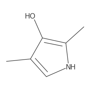 2,4-Dimethyl-1h-pyrrol-3-ol结构式