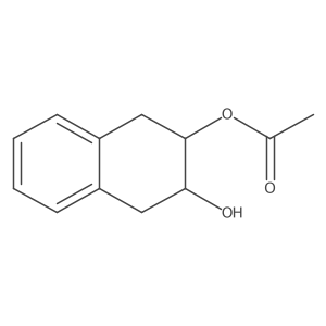 2,3-Naphthalenediol, 1,2,3,4-tetrahydro-, 2-acetate Structure