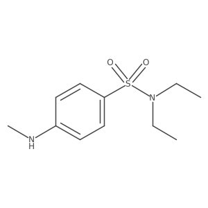 N,N-diethyl-4-(methylamino)benzene-1-sulfonamide Structure