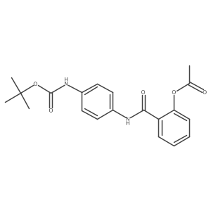 [2-[[4-[(2-Methylpropan-2-yl)oxycarbonylamino]phenyl]carbamoyl]phenyl] acetate结构式