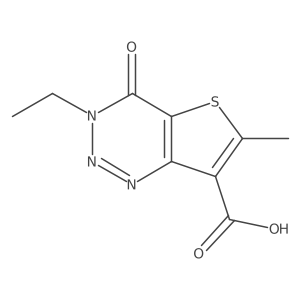 3-Ethyl-6-methyl-4-oxo-3,4-dihydrothieno[3,2-d][1,2,3]triazine-7-carboxylic acid Structure