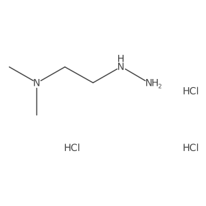 N-(2-hydrazinoethyl)-N,N-dimethylamine trihydrochloride Structure