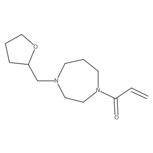 1-[4-(Oxolan-2-ylmethyl)-1,4-diazepan-1-yl]prop-2-en-1-one结构式